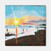 Sonnenküss: Abend Harmonie Magnet (Vorne)