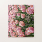 Sonnenküss-Rosa Tulips Puzzle (Vertikal)