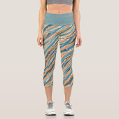 Sonnenküss Wasserfarben Capri Leggings (Vorderseite)