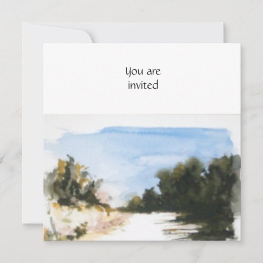 SONNENLAND IN DER Toskana Einladung (Vorderseite)