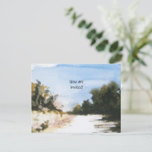 SONNENLAND IN DER Toskana Einladung (Stehend Vorderseite)