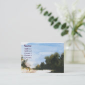 SONNENLAND IN DER Toskana Visitenkarte (Stehend Vorderseite)