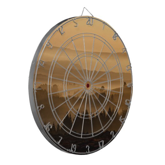 Sonnenlandschaft Dartscheibe (Vorderseite Links)