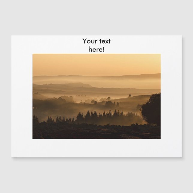 Sonnenlandschaft Magnetkarte (Vorderseite)