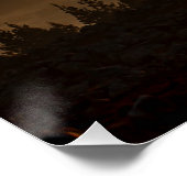 Sonnenlandschaft Poster (Ecke)