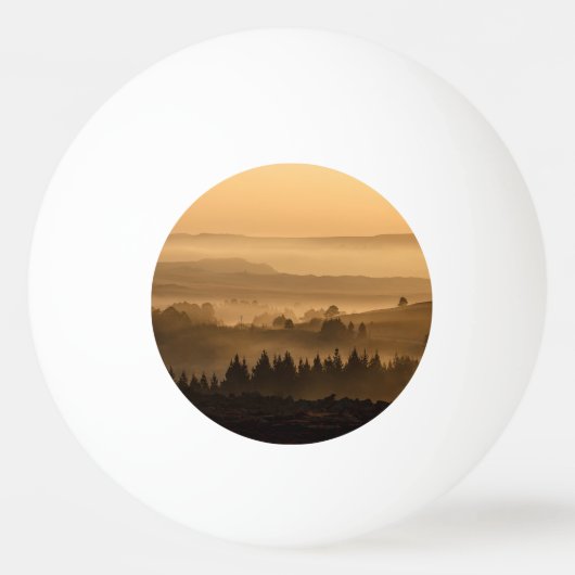 Sonnenlandschaft Tischtennisball (Vorderseite)