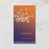 Sonnenleuchter Einzigartige Berufliche Visitenkart Visitenkarte (Vorderseite)