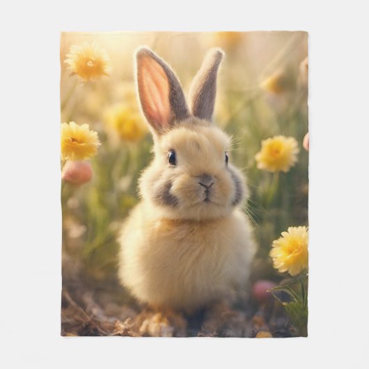 Sonnenlich Fleecedecke (Vorderseite)