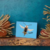 Sonnenlich wütende Hornet Wespe Cartoon Illustrati Fotoplatte (Seite)