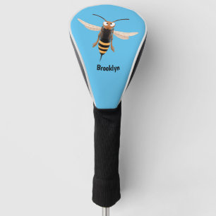 Sonnenlich wütende Hornet Wespe Cartoon Illustrati Golf Headcover