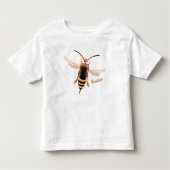 Sonnenlich wütende Hornet Wespe Cartoon Illustrati Kleinkind T-shirt (Vorderseite)