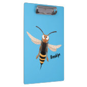 Sonnenlich wütende Hornet Wespe Cartoon Illustrati Klemmbrett (Rechts)