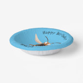 Sonnenlich wütende Hornet Wespe Cartoon Illustrati Pappteller (Gewinkelt)