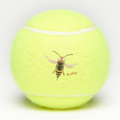 Sonnenlich wütende Hornet Wespe Cartoon Illustrati Tennisbälle (Rückseite)