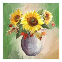 Sonnenliche Ruhe: Sonnenblumen im Blut