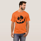 Sonnenlicher Halloween-Shirt-Kürbis zum Shirt (Vorne ganz)