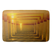 Sonnenlicher Wahnsinn Badematte (Vorderseite)