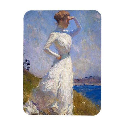 Sonnenlicht, 1909 von Frank Weston Benson Magnet (Vertikal)