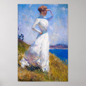 Sonnenlicht, 1909 von Frank Weston Benson Poster (Vorne)