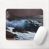 Sonnenlicht an der Küste, Kunstmalerei Mousepad (Mit Mouse)