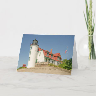 Sonnenlicht auf dem Point Betsie Leuchtturm Karte