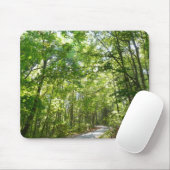 Sonnenlicht auf dem Waldweg im Centennial Park Mousepad (Mit Mouse)