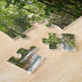 Sonnenlicht auf dem Waldweg im Centennial Park Puzzle (Seite)