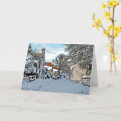 'Sonnenlicht auf den Paddocks', Harthill mit Wooda Karte (Gelbe Blume)