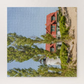 Sonnenlicht auf Point Betsie Lighthouse Puzzle (Vertikal)