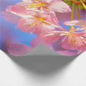 Sonnenlicht auf Sakura Blume Geschenkpapier (Ecke)