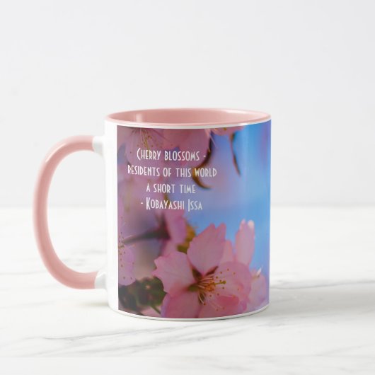 Sonnenlicht auf Sakura Blume Tasse (Links)