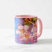Sonnenlicht auf Sakura Blume Tasse (VorderseiteRechts)