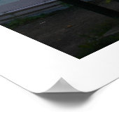 Sonnenlicht auf Treppe Poster (Ecke)