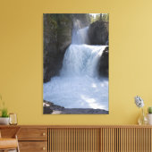 Sonnenlicht auf Wasserfällen auf der Seite eines B Leinwanddruck (Insitu (Wohnzimmer))