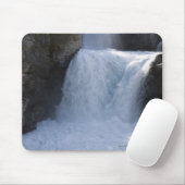 Sonnenlicht auf Wasserfällen auf der Seite eines Mousepad (Mit Mouse)