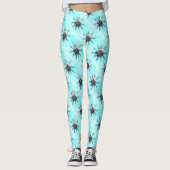 Sonnenlicht blau leggings (Vorderseite)