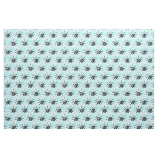 Sonnenlicht blau stoff (Yard (91,4 cm))