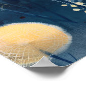 Sonnenlicht blüht in rosa Himmel Poster (Ecke)