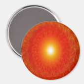 Sonnenlicht brennen...... magnet (Vorderseite/Rückseite)