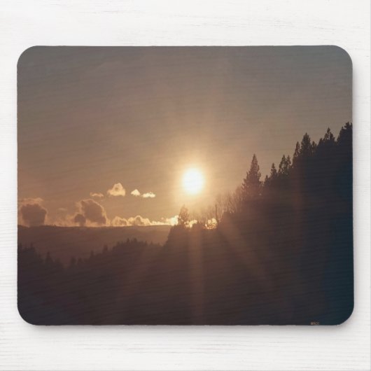 Sonnenlicht brennen.... mousepad (Vorne)