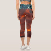 Sonnenlicht Capri Leggings (Rückseite)