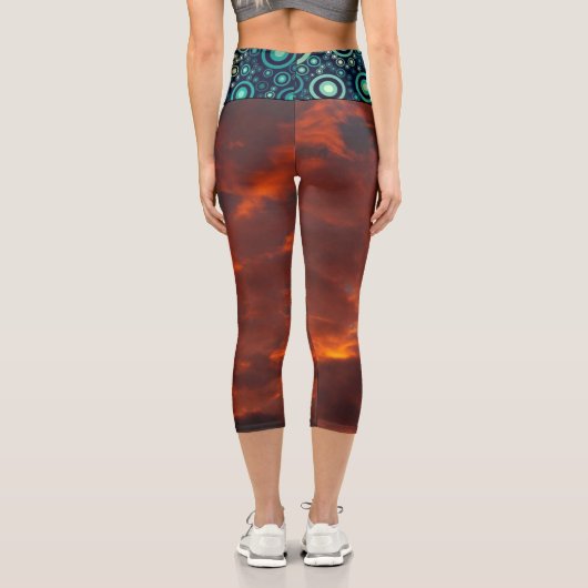 Sonnenlicht Capri Leggings (Rückseite)