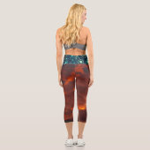 Sonnenlicht Capri Leggings (Rückseite)