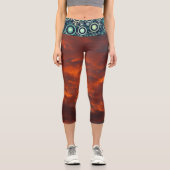 Sonnenlicht Capri Leggings (Vorderseite)