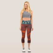 Sonnenlicht Capri Leggings (Vorderseite)