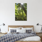 Sonnenlicht Durch Das Waldkronendach Leinwanddruck (Insitu (Schlafzimmer))