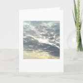 Sonnenlicht durch die Wolken Karte (Vorderseite)