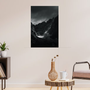 Sonnenlicht durch dunkle Wolken Poster