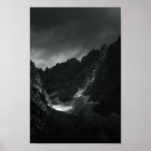 Sonnenlicht durch dunkle Wolken Poster (Vorne)