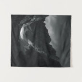 Sonnenlicht durch dunkle Wolken Wandteppich (Vorderseite (Horizontal))